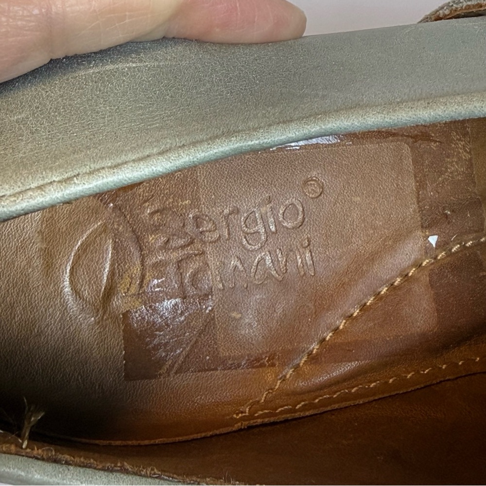 Sergion Tomani Womens Stylish Booties Shoes sz 6.5‎ Leather Square Toe Comfort - Picture 10 of 11